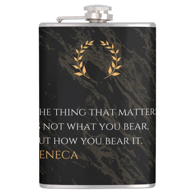 Cantil How You Bear It - Seneca Stoic Philosophy Quote (Frente)