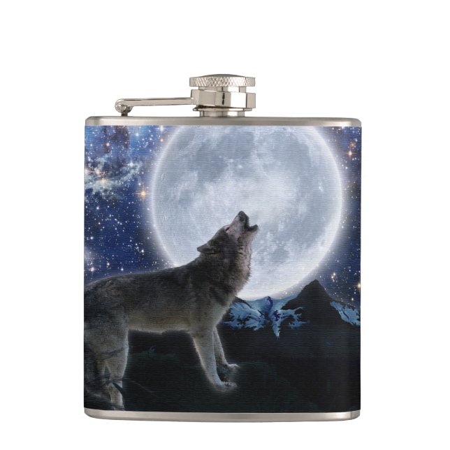 Cantil Howling Artic Wolf Wildlife (Frente)
