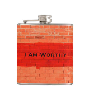 Cantil "I Am Worthy" Personalizável Engraçado