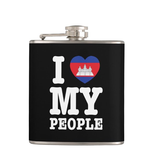 Cantil I Heart (Love) My Khmer Pessoas (Frente)