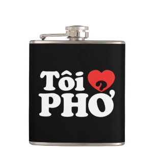 Cantil I Heart (Love) Pho (Tôi9PHỞ) Língua vietnamita