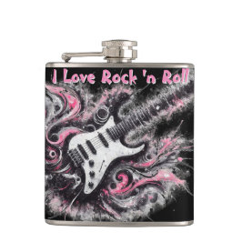 Cantil I Love Rock N Roll Electric Guitar Personalized