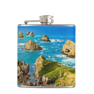 Cantil Ilhas Nugget Point, Nova Zelândia