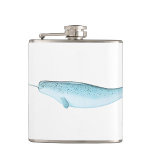 Cantil Ilustração azul de Narwhal