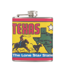 Cantil Ilustração de promoção Vintage Texas com cowboy
