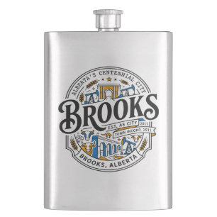 Cantil Ilustração do Emblema Municipal de Brooks Alberta 