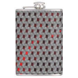 Cantil Imagem vermelha sob placas de cinza, formas retang