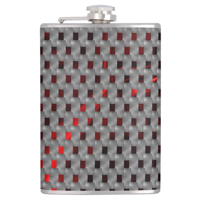 Cantil Imagem vermelha sob placas de cinza, formas retang (Frente)