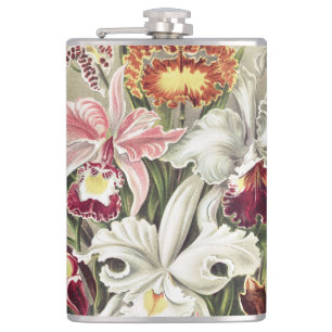 Cantil Impressão Botânica Vintage de Orquídea de Ernst Ha