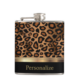 Cantil Impressão em animais leopardo clássico