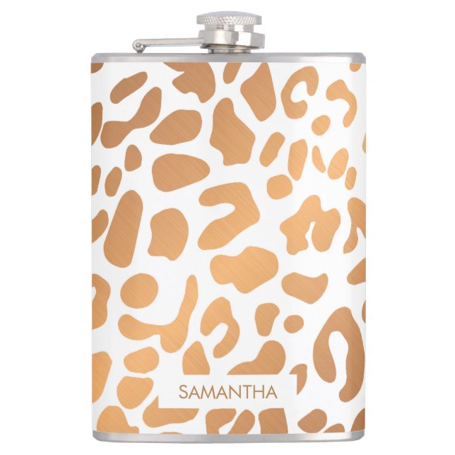 Cantil Impressão Leopardo ouro (Frente)