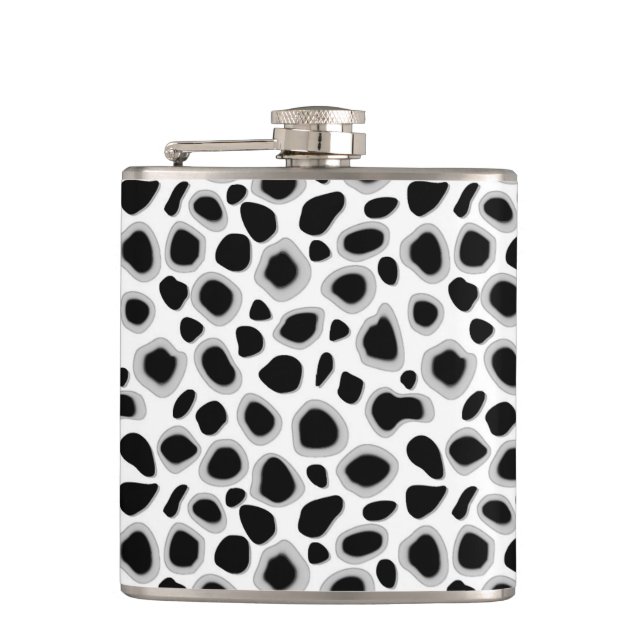Cantil Impressão Leopardo - Preto e Branco (Frente)
