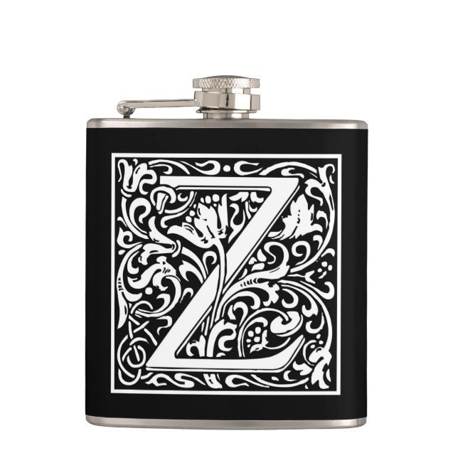 Cantil Inicial decorativa "Z" da letra (Frente)