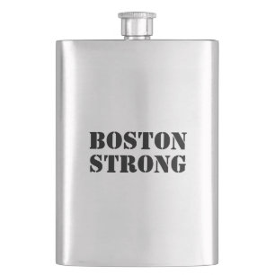 Cantil inox preto "Boston Strong"