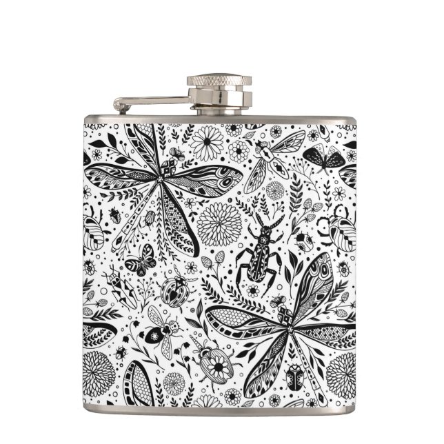 Cantil Insetos de porta em azul escuro (Frente)