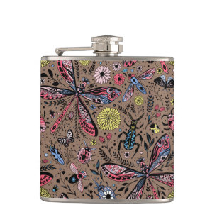 Cantil Insetos de rabisco de mocha