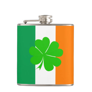Cantil Irish Flag & Shamrock, fãs desportivos/Irlanda de