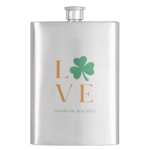 Cantil Irish Love Shamrock Chic Orange e Green