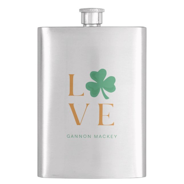 Cantil Irish Love Shamrock Chic Orange e Green (Frente)