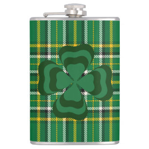 Cantil Irish National Tartan, Shamrock, adicione um nome