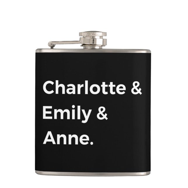 Cantil Irmãs Brontë I - Charlotte & Emily & Anne (Frente)