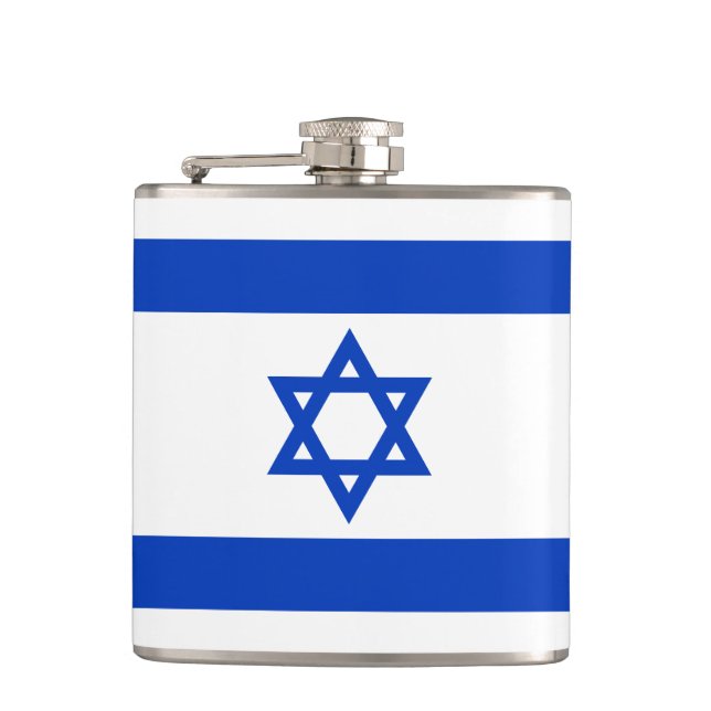 Cantil Israel sinaliza o azul e o patriota branco moderno (Frente)