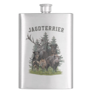 Cantil Jagdterrier Sticker Butker Chaveiro Café Mug Fla