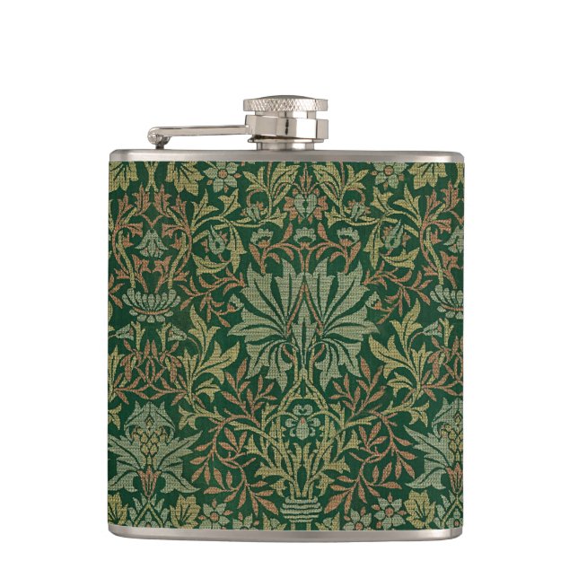 Cantil Jardim de Flores William Morris -Verdes (Frente)