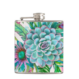 Cantil Jardim tropical suculento