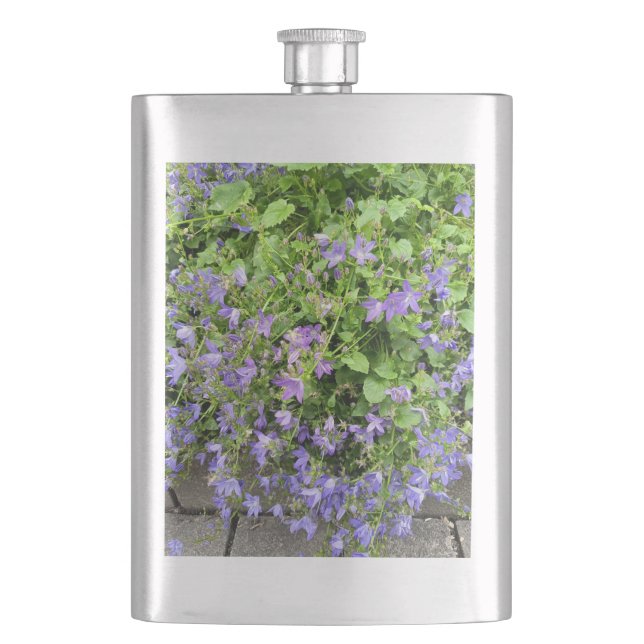Cantil Jarra de Jardim de Clematite Roxa (Frente)