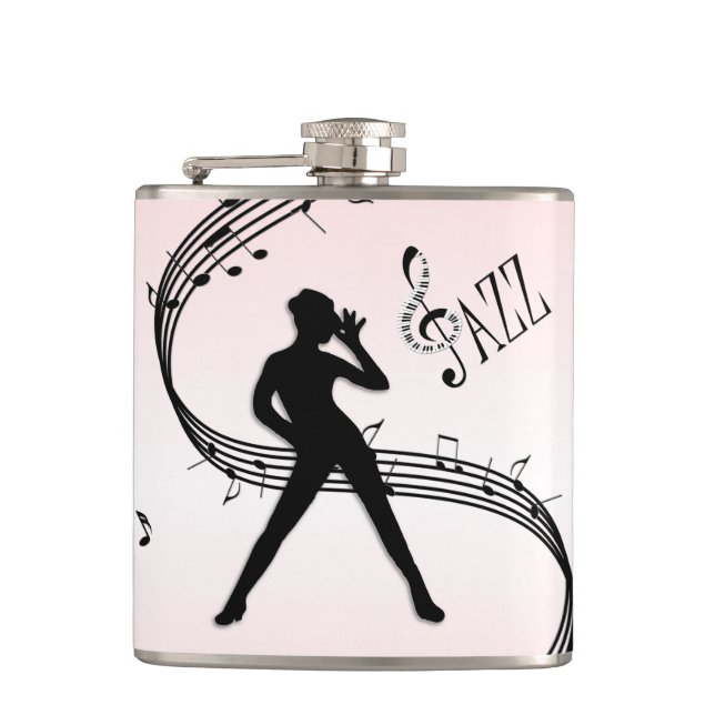Cantil Jazz Dance Pink Music Flask (Frente)