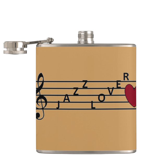 Cantil Jazz Lover Flask (Aberto)