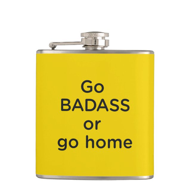 Cantil Jen Sincero Badass Flask (Frente)