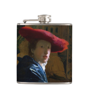 Cantil Johannes Vermeer - Rapariga com Chapéu Vermelho