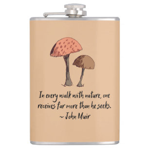 Cantil John Muir Nature Cote Mushroom Forager Boho Brown