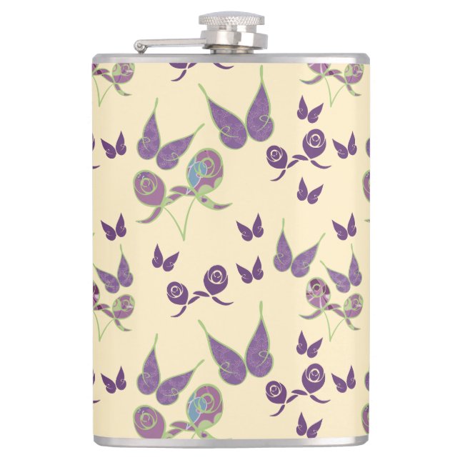 Cantil Joia-borboleta no Cream Flask (Frente)