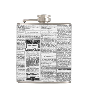 Cantil Jornal preto & branco velho, anúncio retro do