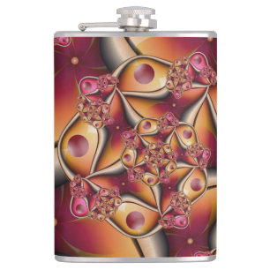 Cantil Joy Abstrato Red Orange Fantasy Fractal