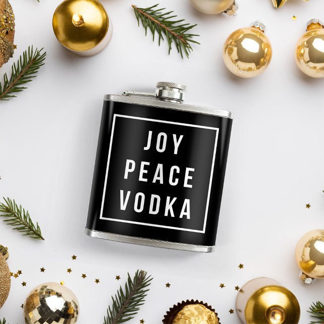 Cantil Joy Peace Vodka | Feriado Engraçado (Criador carregado)