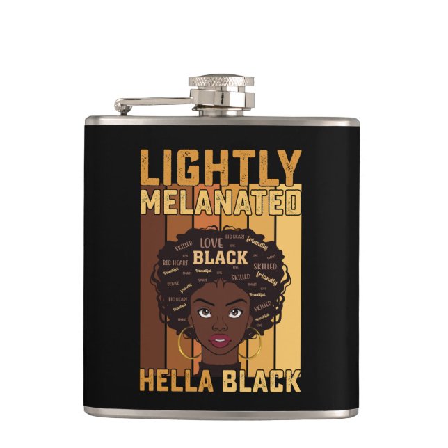 Cantil Juneteenth Levemente Melanizado Hella Preto Melani (Frente)