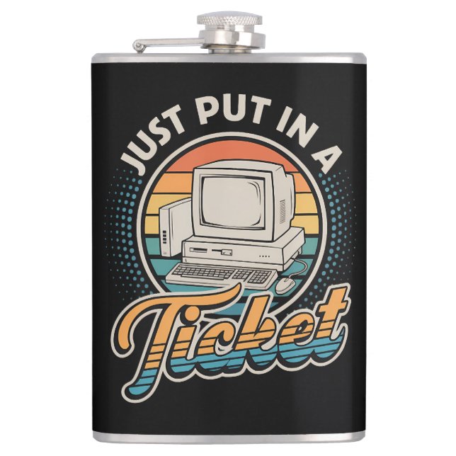 Cantil Just Open A Ticket Help Desk Tech Support  (Frente)