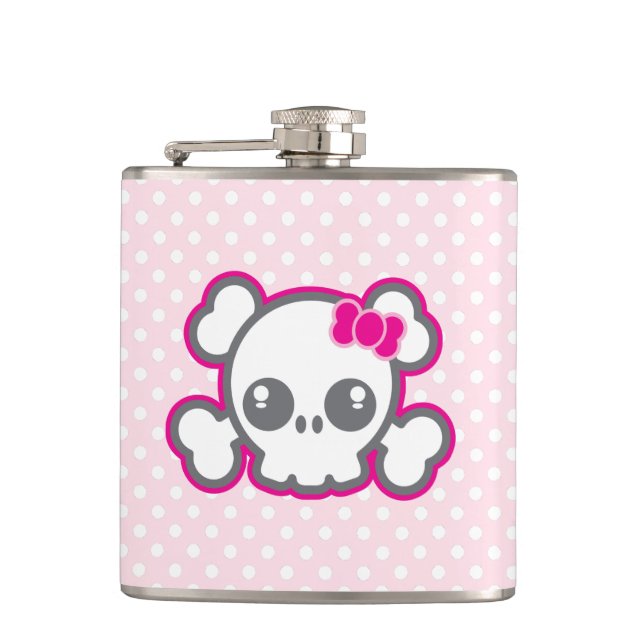 Cantil Kawaii, cor-de-rosa, friso (Frente)