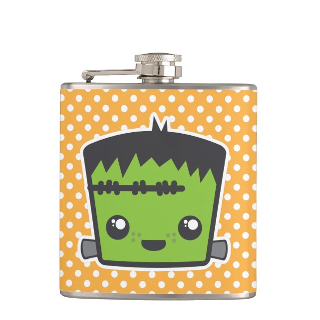 Cantil Kawaii Frankenstein Flask (Frente)