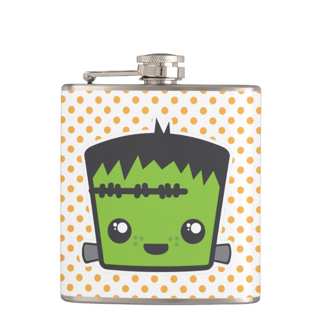 Cantil Kawaii Frankenstein Flask (Frente)