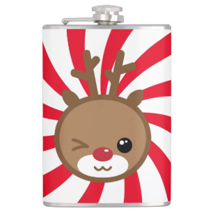 Cantil Kawaii Reindeer Flask