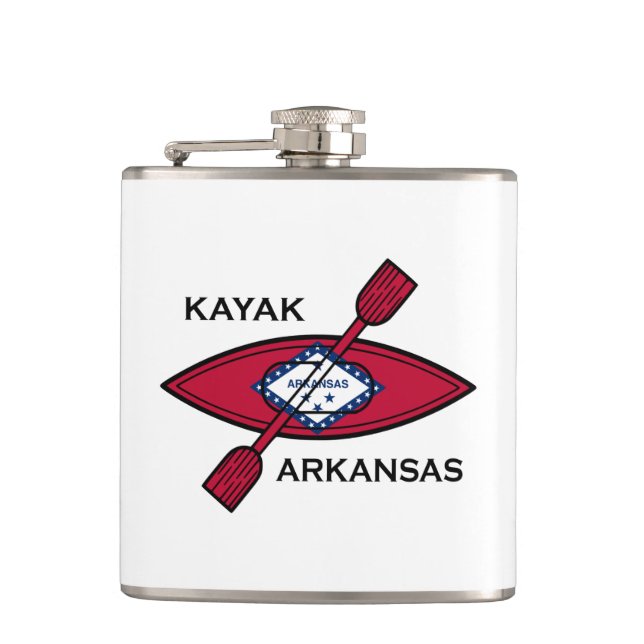Cantil Kayak Arkansas Flag (Frente)