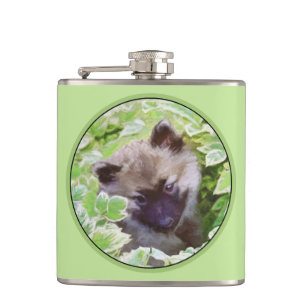 Cantil Keeshond Puppy na Pintura Original