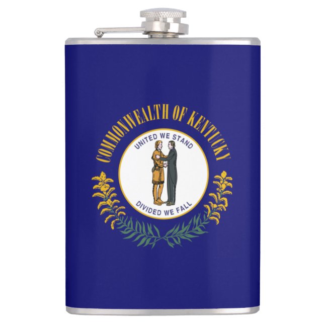Cantil Kentucky: Bandeira do Estado dos EUA da Comunidade (Frente)