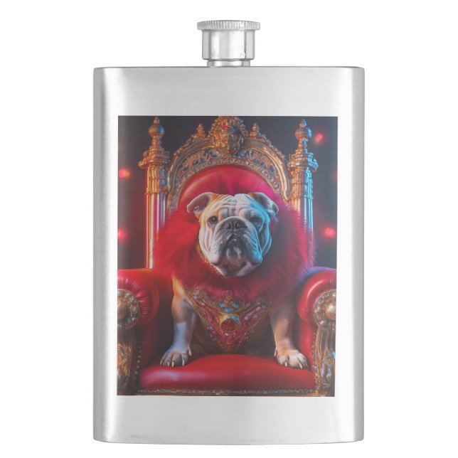 Cantil King Winnie O Bulldog Em Seu Trono (Frente)