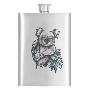 Cantil Koala Bear Wild Animal Nature Ilustração Arte